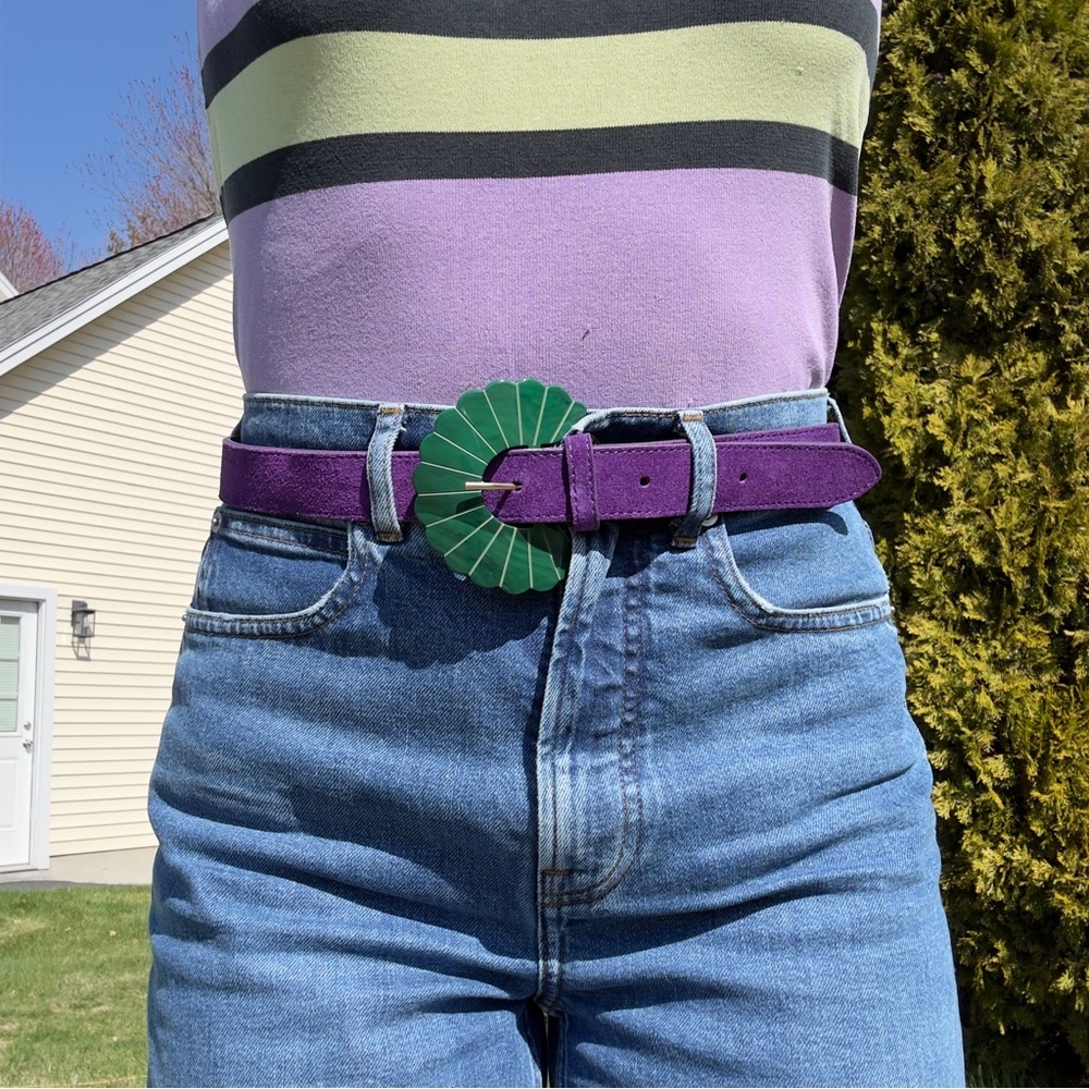 Sézane Sandy Belt, Multi Green & Purpl
